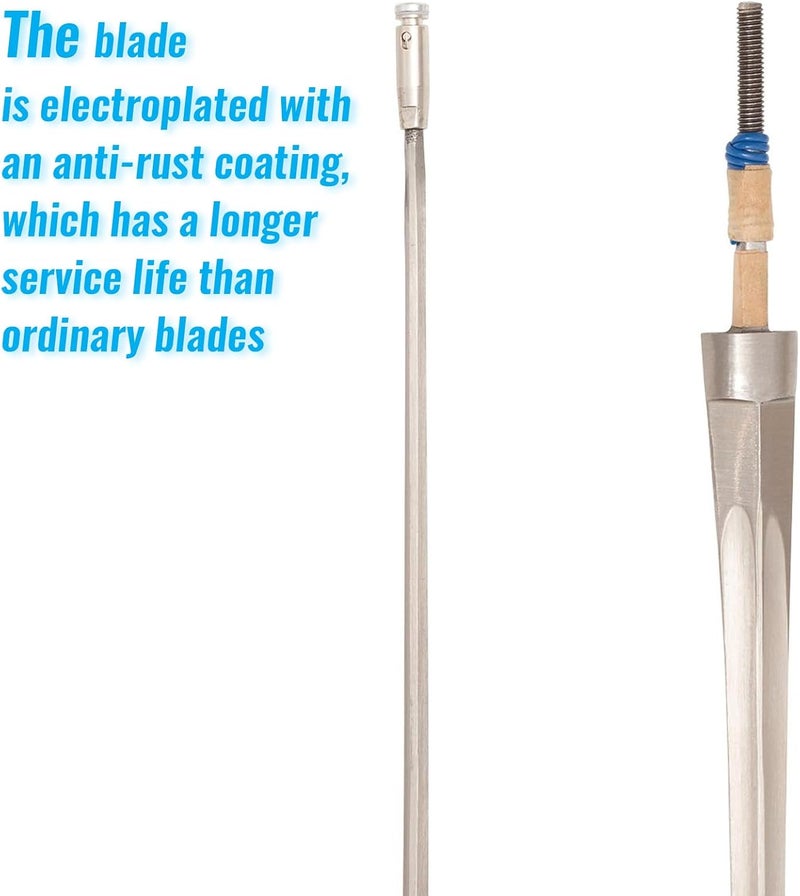 FEFOSAEP Fencing Electric Weapon - Electric Epee Sword with Electroplated Rust-Proof Blade Pistol Grip - Complete Standard Epee Sword - Image 5